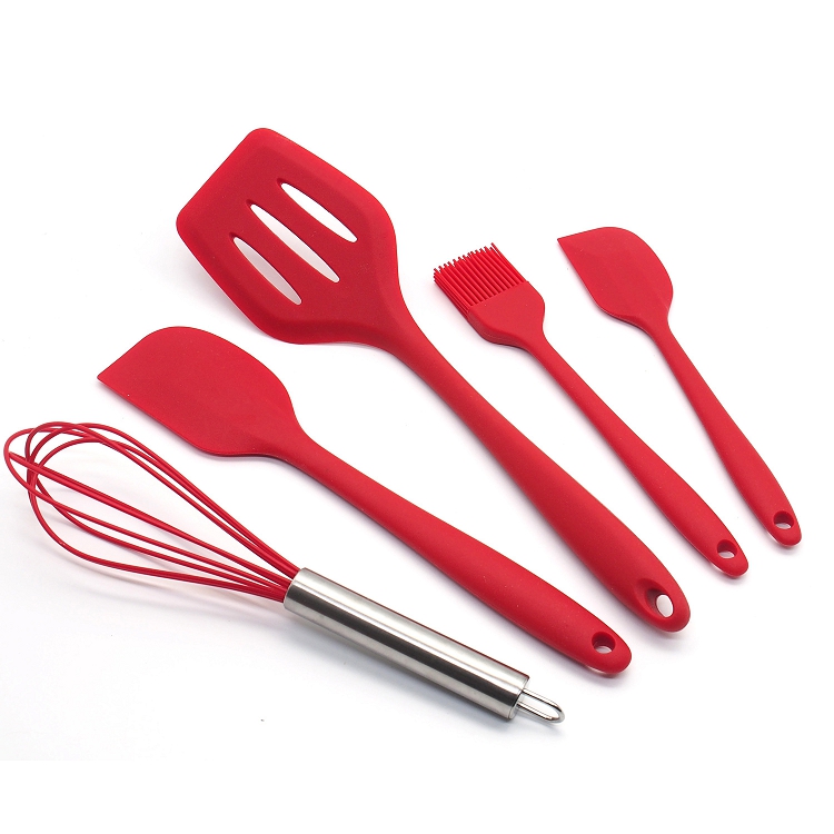 Color boxes of food grade silicone kitchen utensils and appliances may suit butter spreader baking tools mixing knife kitchen utensils